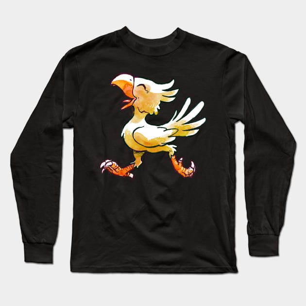 Chocobo Long Sleeve T-Shirt by Schpog